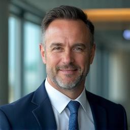 Foto redonda de la Directora de Operaciones, profesional en oficina